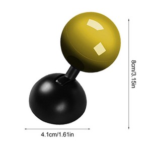 풀 메탈 볼바 푸시 스타트 단추 로커 카 리모델링 액세서리 아케이드 게임 조이스틱 스타터 커버 자동차 용품, 3) Yellow, 1개