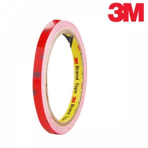 3M 자동차용 양면 테이프 백색 8mm x 1.5M, 1개