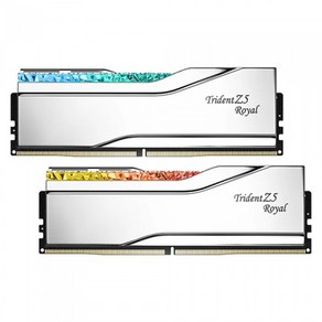 G.SKILL DDR5-6400 CL32 TRIDENT Z5 ROYAL 실버 패키지 (32GB(16Gx2)), 2개