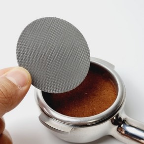 빈플랜트 퍽필터 퍽스크린 150um 1.7mm 포터필터 호환 채널링 홀더, A. 51mm