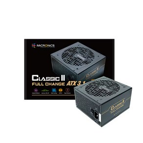 마이크로닉스 Classic II 풀체인지 600W 80PLUS 230V EU 파워서플라이 버젼 ATX3.1