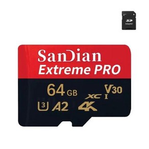 SANDIAN 닌텐도 스위치용 메모리 카드 2TB 1TB V30 4K 마이크로 Tf Sd 128GB 256GB 64 게임용, 1개