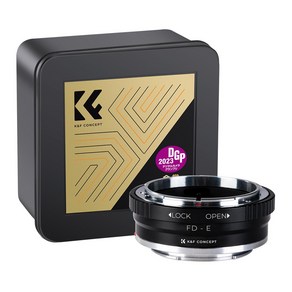 KnF FD-E 렌즈 어댑터 캐논 EF 렌즈 - 소니 E 바디 (뒤캡옵션) Canon FD Lens to Sony E adapter (E cap option)