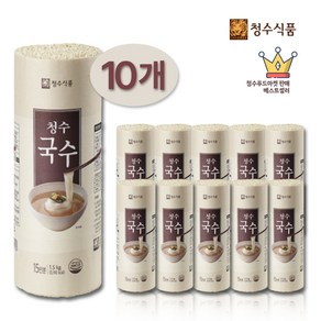 청수 국수 (진공반죽 원통형) 1.5kg x 10개 (1BOX 150인분)