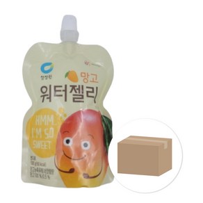 [얌얌마켓] 청정원 워터젤리 망고 100g 1박스(32개입), 32개, 32개
