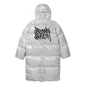 브라운브레스 패딩 TAG LONG DOWN PARKA - SILVER 350573