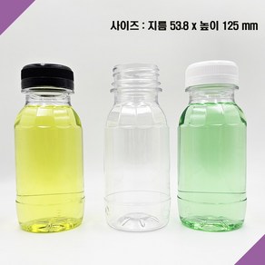 [보틀스] 180페트병 180미리 180ml 투명 페트병 주스병 플라스틱병 공병 소분병 작은병 소용량 미니병 바닥민자, 분홍(38파이), 1개