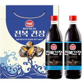 요리명장 전복간장 500mlx2p세트 보험사은품 개업사은품, 1개, 1000ml