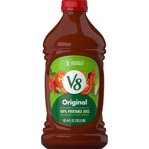 V8 오리지널 100% 야채 주스 1.3L44온스 병 6팩 173151, 64 Fl Oz (Pack of 1), Oiginal, 1.89L