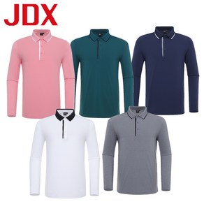 JDX 제이디엑스 24년 SPRING 세일!! 남성 소재 요꼬에리 긴팔 티셔츠 X2TLVZ1441