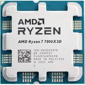 CPU 프로세서 AMD 라이젠 7 7800X3D R7 5.0GHz 8코어 16스레드 5NM 96M 100100000910 소켓 AM5, 1개