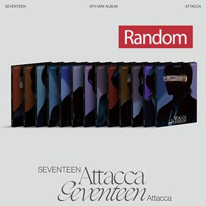 세븐틴 - SEVENTEEN 9th Mini Album ‘Attacca’ (CARAT ver.) [버전 13종 중 랜덤발송] 하드커버 바인더+북릿+셀피 포토카드(4종)+리릭북(1종)