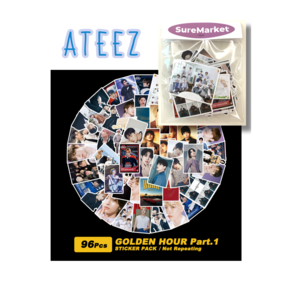 [슈어마켓] 에이티즈(ATEEZ) 도무송 스티커_비공굿 굿즈