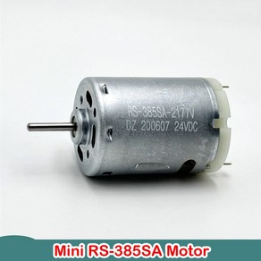 고속 카본 브러시 미니 385 모터 RS-385SA-2177 DC 12V 20800RPM 28mm DIY 헤어 드라이어 히트건 1 개, 한개옵션0, 1개