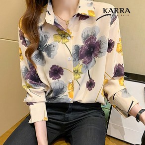 카라 KARRA 77까지 다잉플라워블라우스 A3F0455