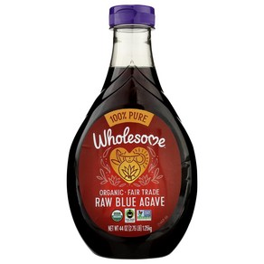 Wholesome Sweetenes 44-Ounce Oganic Raw Blue Aga Wholesome Sweetenes 44온스 유기농 생 블루 아가베 넥타 공정 무역, 1개, 1.247kg