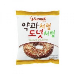 약과도넛 60g 도너츠 어린이간식 먹거리 주전부리 간편간식 간편먹거리, 1개