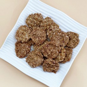 아침애 반려동물 수제간식, 오리떡갈비 와퍼(치즈)80g, 80g, 1개