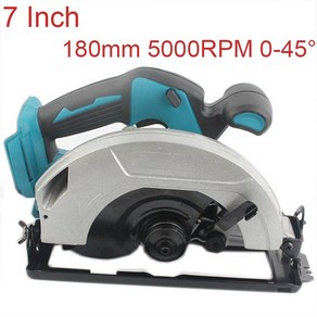 컷쏘 Makita 18V 배터리 사용 무선 전기 원형톱 1200W 180mm 각도 조절 가능 목공 드릴 프로 01 no battery