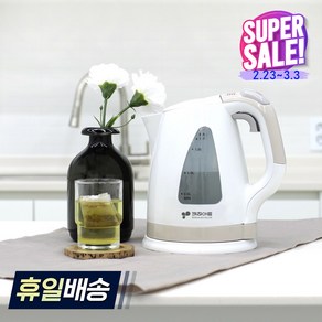 키친아트 전기 주전자 1.7L 화이트 KK-G2217