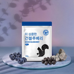 산과들에 건 블루베리 100g 4봉 400g 건과일