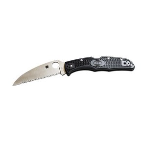 스파이더 코 (Spyderco) 폴딩 나이프 블랙 블레이드 길이 : 96mm Enduler 4 Wan Cliff [웨이브 블레이드] C10FSWCBK