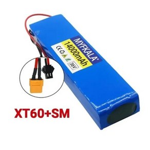 전기 자전거 배터리 밧데리 전동 스쿠터 충전식 리튬 이온 18650 팩 500W 36V 10S3P 14Ah, [05] XT60-SM, 1개