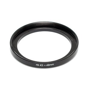 HR 필터 교환 업링 43mm - 49mm/스텝업링 43-49 - 필터구경 43mm 렌즈에 49mm 필터 장착을 위한 교환링