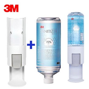 3M 리필 손소독제 에탄올 70% 1200ml+디스펜서(원형)