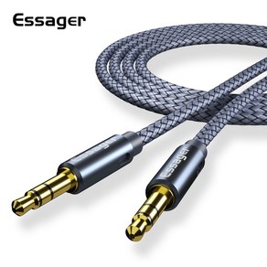 ESSAGER 3.5mm 3극 AUX 스테레오 케이블, 0.5, 1개