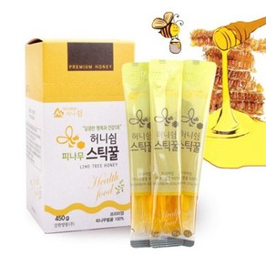 [강원양봉] 프리미엄 피나무 스틱꿀 1박스(15gx30개입), 15g, 1개