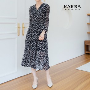 카라 KARRA 플라워스모크프릴원피스 KB2FOP005Q