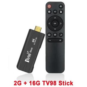 TV스틱 스마트플레이어 울트라 HD TV 스틱 안드로이드 121 4K 스마트 박스 24G 5G 와이파이 H265 네트워크 미디어 플레이어 셋톱 TV98, 2) Eu 플러그 - 2G 16G TV Stick, 02 Beige_01 Eu 플러그