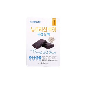 포켄스 강아지 뉴트리션 트릿 영양제, 뼈/관절강화, 240g, 1개