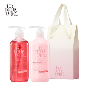 [선물포장] 로더렛 컬러핏 바디 체리플뢰르 500ml SET (바디워시+로션), 단품