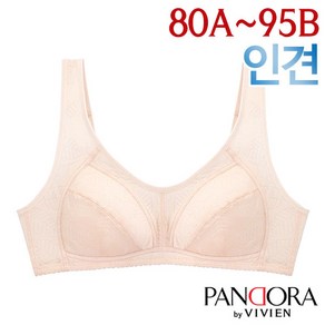 [판도라by비비안]인견 노와이어 등살보정 브라1종(PBR7132)런닝형브라/80A~95B