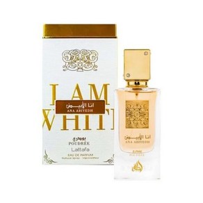 Lattafa Ana Abiyeh I Am White (Poudee) Eau De Pafum Spay (Unisex) 2.04 oz, 1개