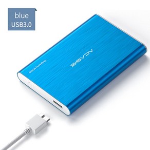 2.5 휴대용 외장 하드 드라이브 HD 500G 320G 160G 80G USB3.0 스토리지 PS4 XBOX 2TB 1TB, blue, 03 파란_07 80gb, 파란+80gb