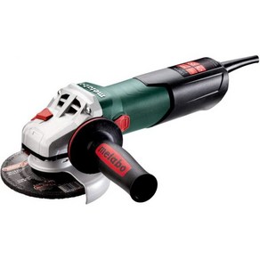 속도 조절 기능이 있는 Metabo WEV 11125 Quick603625000 각도 그라인더1100W 디스크ø 125mm MQuick 퀵 클램핑 너트 완벽한 인체공학적 특성을, 1개