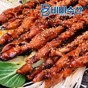 비비수산 전라도 토속음식 낙지호롱구이+낙지소스70g, 1팩, 500g