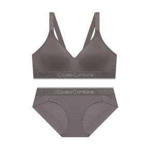 코데즈컴바인 이너웨어 CODES COMBINE INNERWEAR 펑셔널 스포츠브라 팬티세트 - 딤그레이