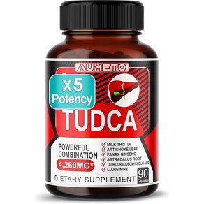 투드카 TUDCA 밀크씨슬 아티초크 4260mg 90베지캡슐, 1개, 90정