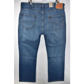 리바이스 527 Bootcut Boot Cut Ease Stetch Blue Jeans Mens Size 38x30