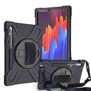 배리어스 갤럭시탭S10 S9 S8 S7 S6 플러스 울트라 FE 라이트 스트랩 태블릿 케이스, stc015 퍼플