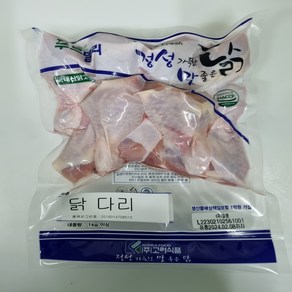 푸르델리 냉동 생 닭다리(북채)(1kg) 1팩, 1kg, 1개