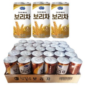 참맑은 보리차캔 175ml, 30개