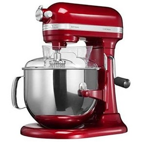 키친에이드(KitchenAid) 5KSM7591XEER 푸드 프로세서 1.3 HP 헤비 듀티 6.9L 레드