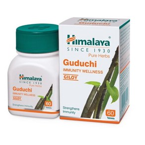 Himalaya Guduchi Tablets  Helps Stenghten Immunity Tablet Pack of 6 Set (Total 360 Tablets), 6개, 60정