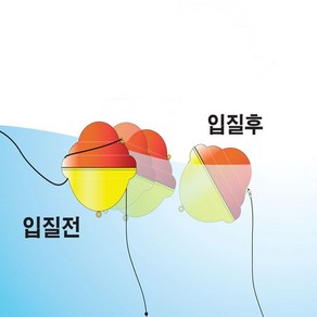 피싱인사이드 카멜레온 리베로 구멍찌 케미장착가능 찌 신개념 물면 뒤집힌다 어신찌 낚시/바다찌/바다낚시, 대_0, 1개