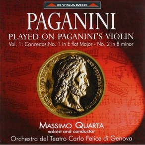 [CD] Massimo Quata 파가니니 바이올린으로 연주한 파가니니 1집 - 협주곡 1 2번 (Paganini: Violin Concetos Nos. 1 & 3)